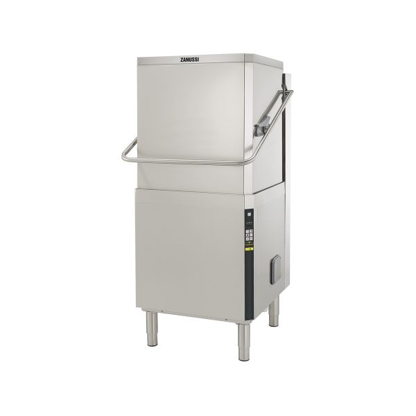 Premium Hood Type Passthrough Dishwasher with Auto Deliming and Advanced Filtering